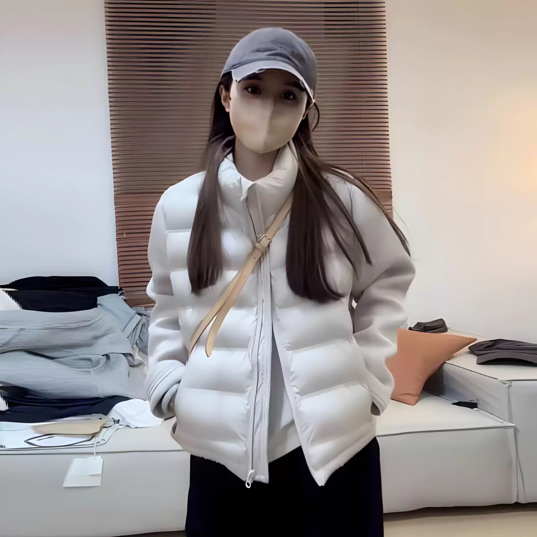 轻薄修身型短款立领棉服冬季隐形拉链棉袄保暖网红防风亲肤外套