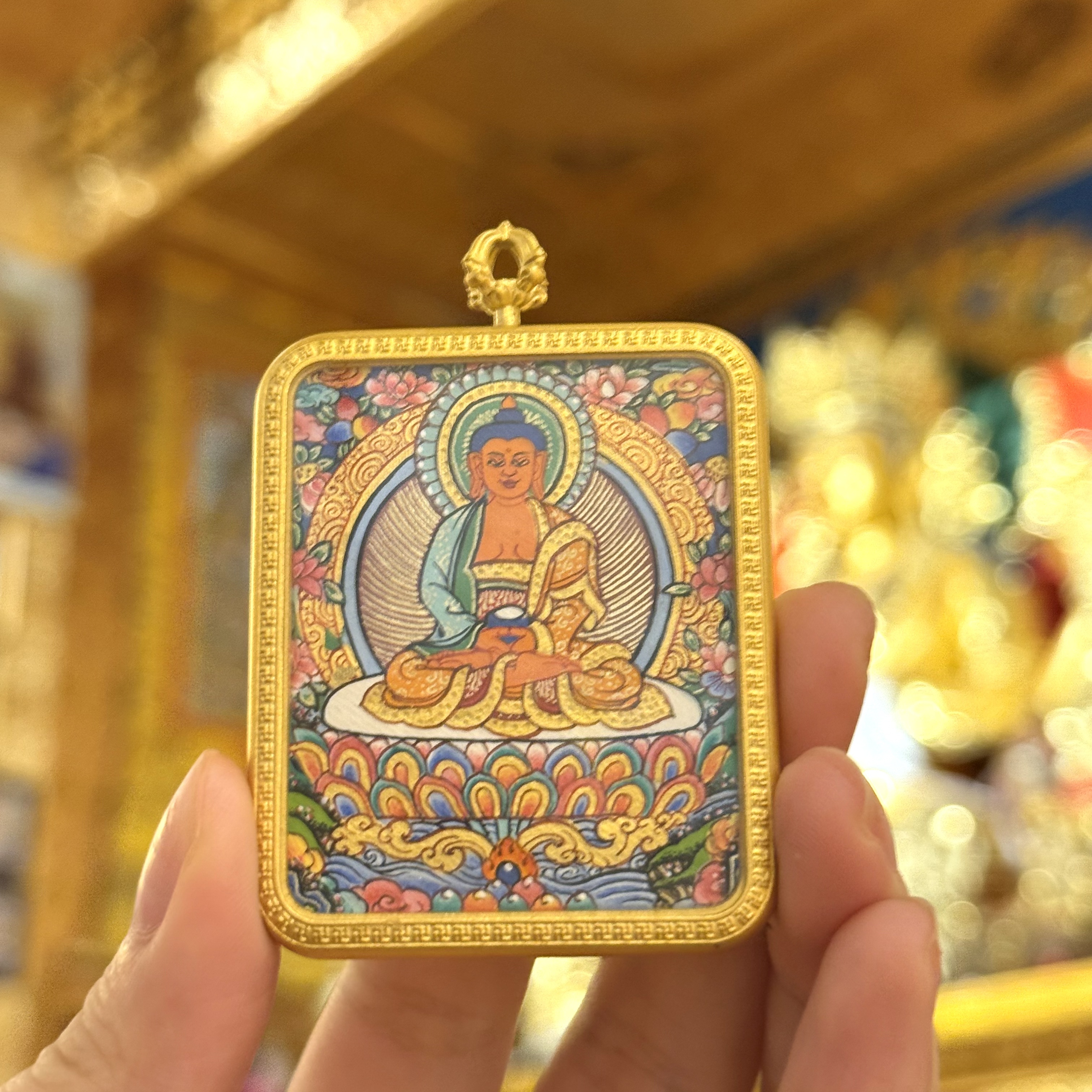 大日如来热贡罗藏热杰纯手绘