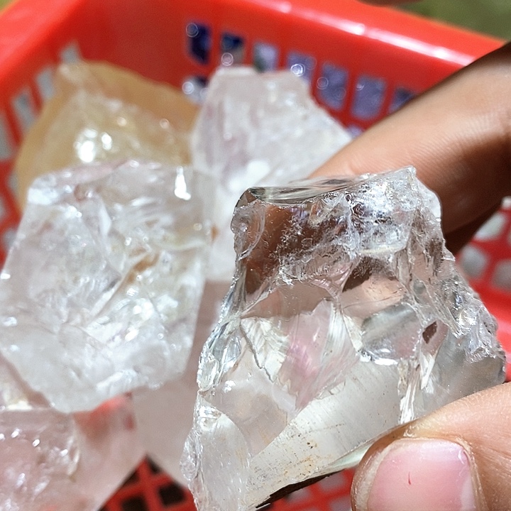 【闪购商品】紫晶珠宝半成品银S925镶嵌水晶一个