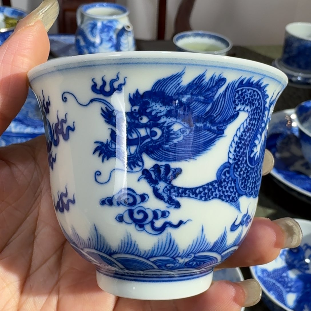 景德镇陶瓷手工手绘单杯