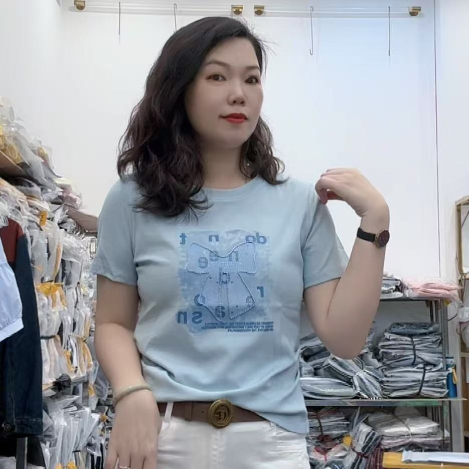 （芬芬家）新款时尚休闲百搭修身显瘦T恤817