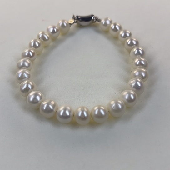 淡水珍珠颈饰银S925镶嵌