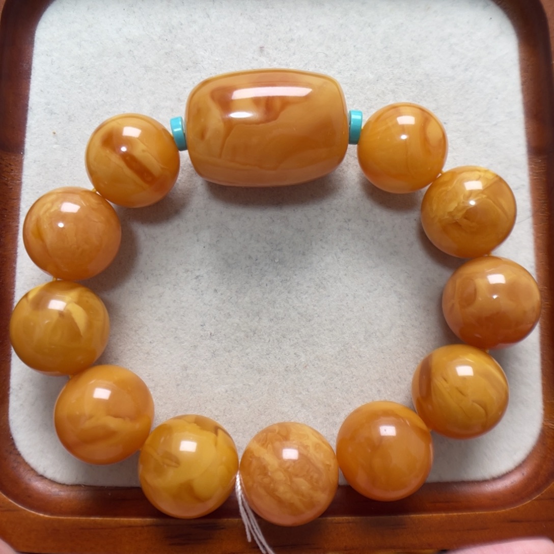 蜜蜡未镶嵌手串蜜蜡