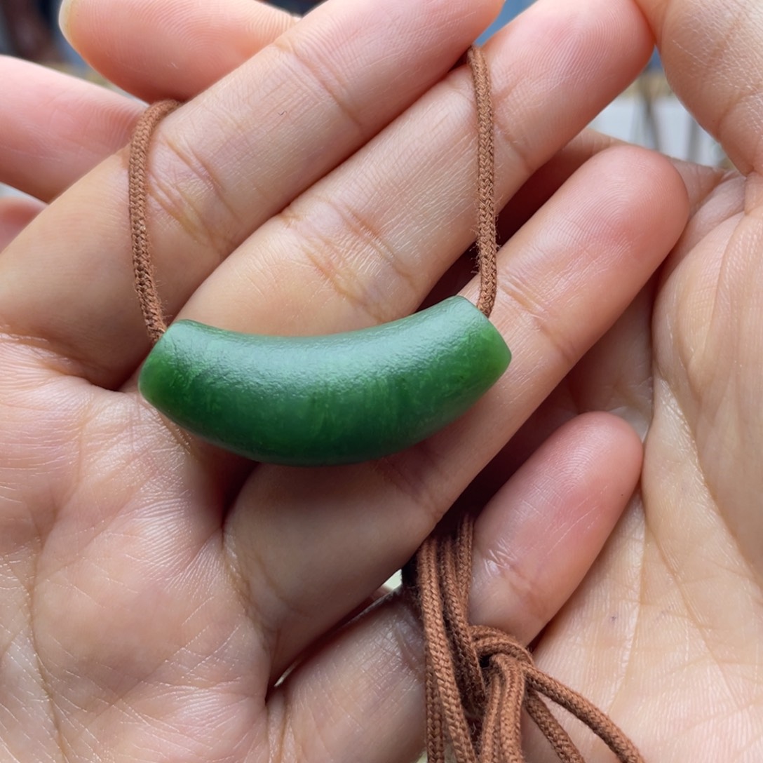 橙***এ和田玉未镶嵌吊坠(不含链)