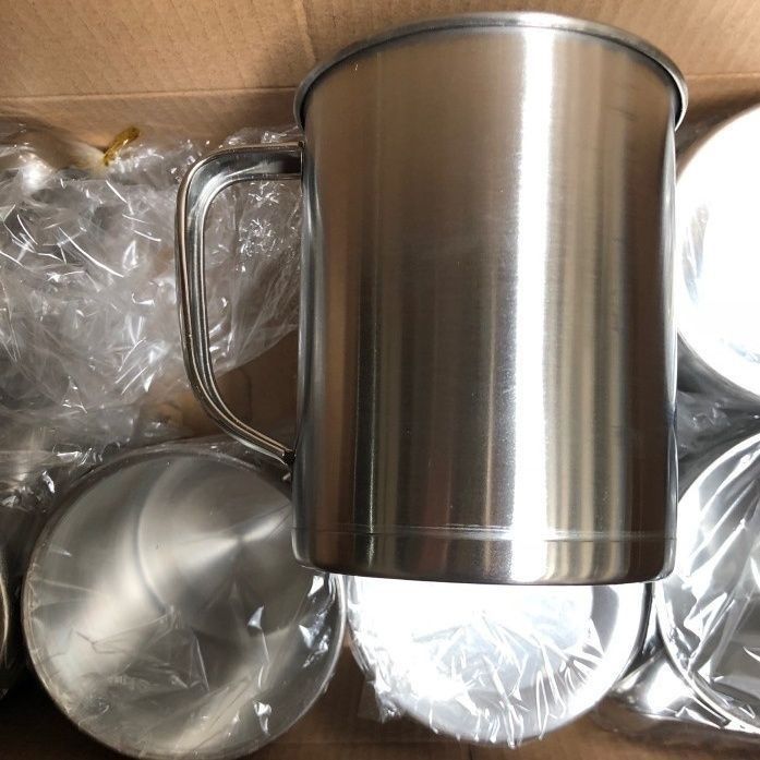 正品口杯军训学生单位制式洗漱杯新式不锈钢漱口杯军迷牙缸