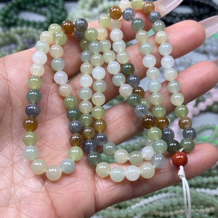 和田玉颈饰未镶嵌6