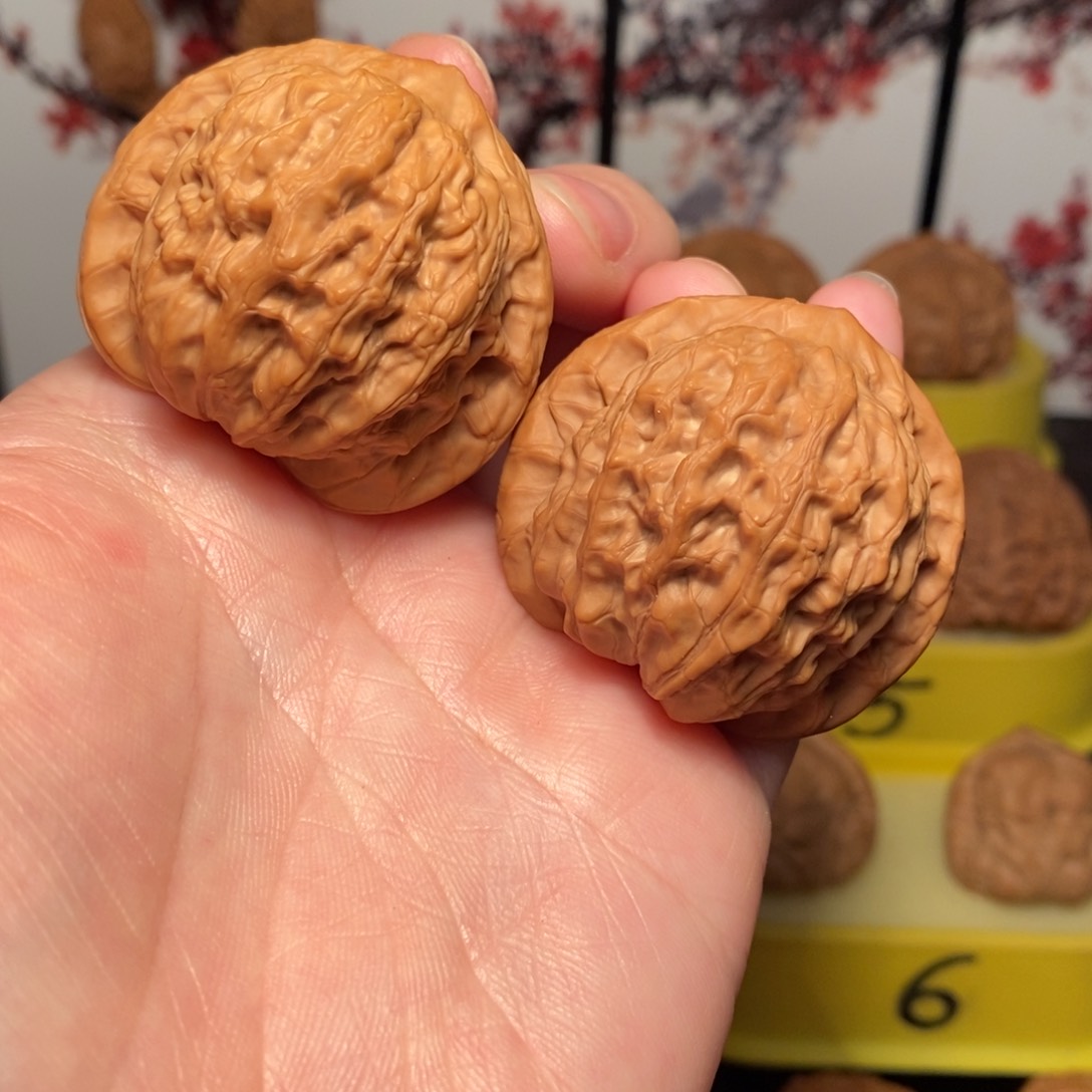 文玩核桃把件41尺催开核桃