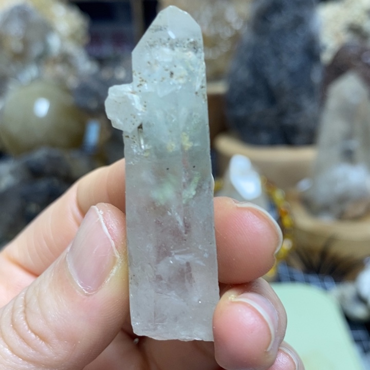 水晶水晶柱未镶嵌千**珀