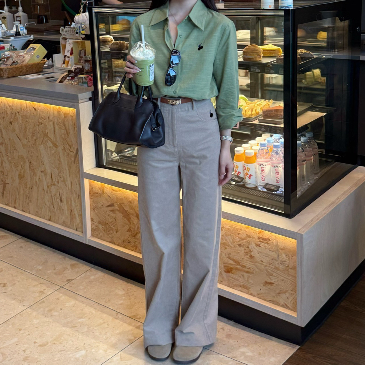 DDY～老钱风/美式小马刺绣灯芯绒长裤秋季新款