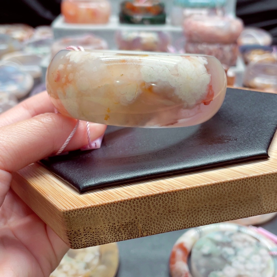 玛瑙/玉髓手镯未镶嵌刀*3