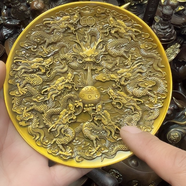 顺顺利利，铜器摆件