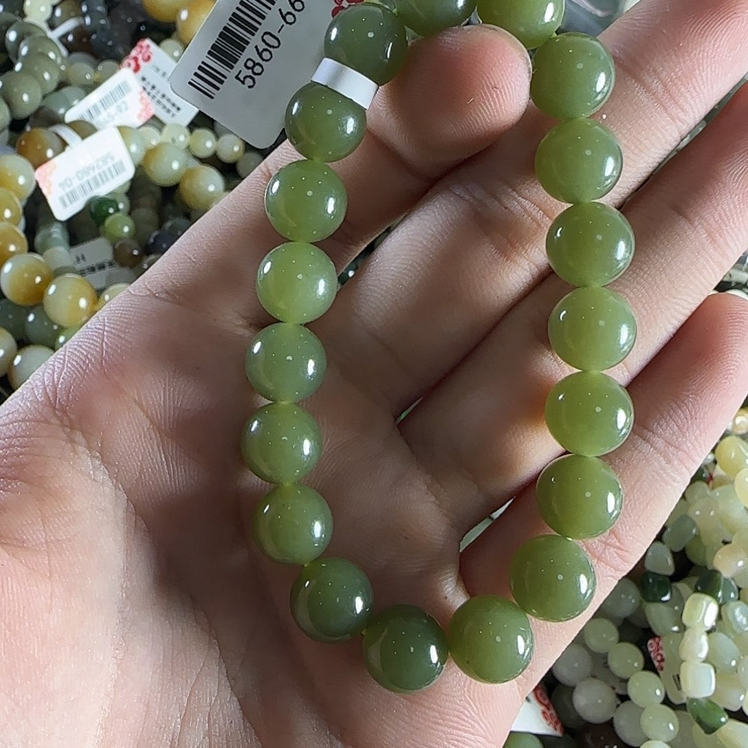 和田玉手链未镶嵌252