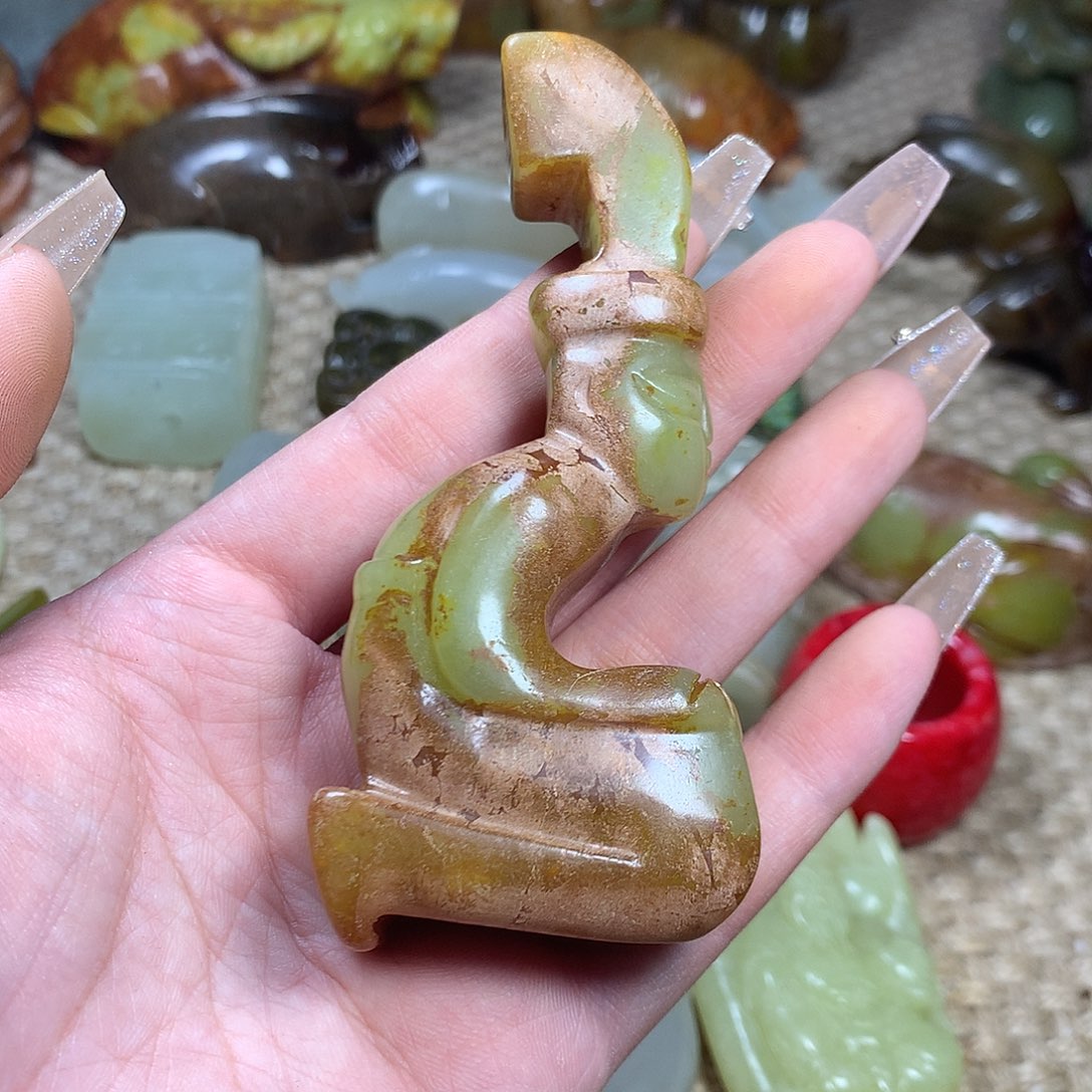 白玉菩提吊坠挂件