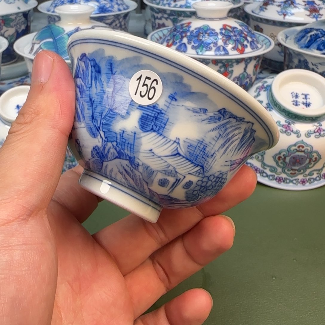 彦祖纯手工手绘茶具156