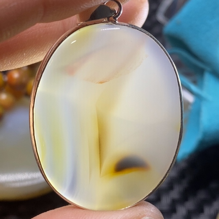 玛瑙/玉髓颈饰未镶嵌༺****