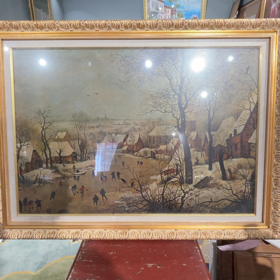 版画褂**了框画印刷品843