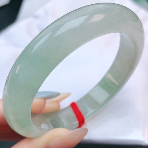 未镶嵌手镯翡翠57圈口010039