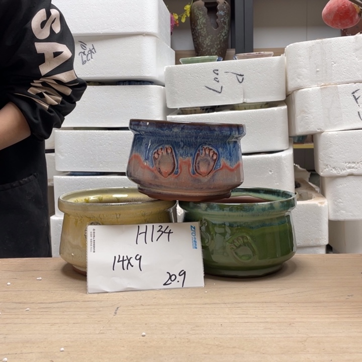 粗陶多肉花盆微瑕134