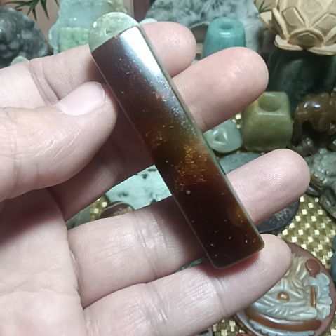 和田玉翎管挂坠，，， ，