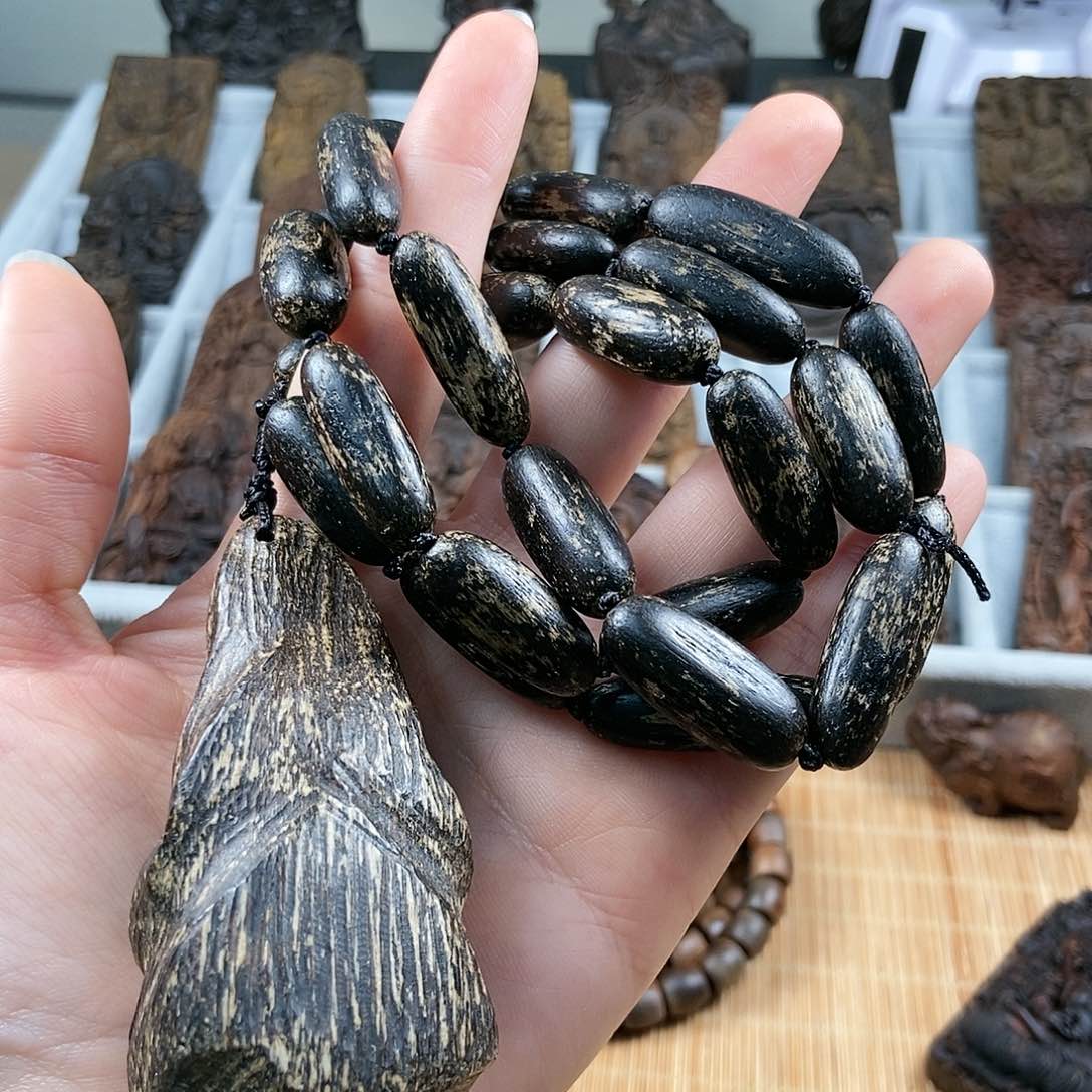 香榧木海南原料项链