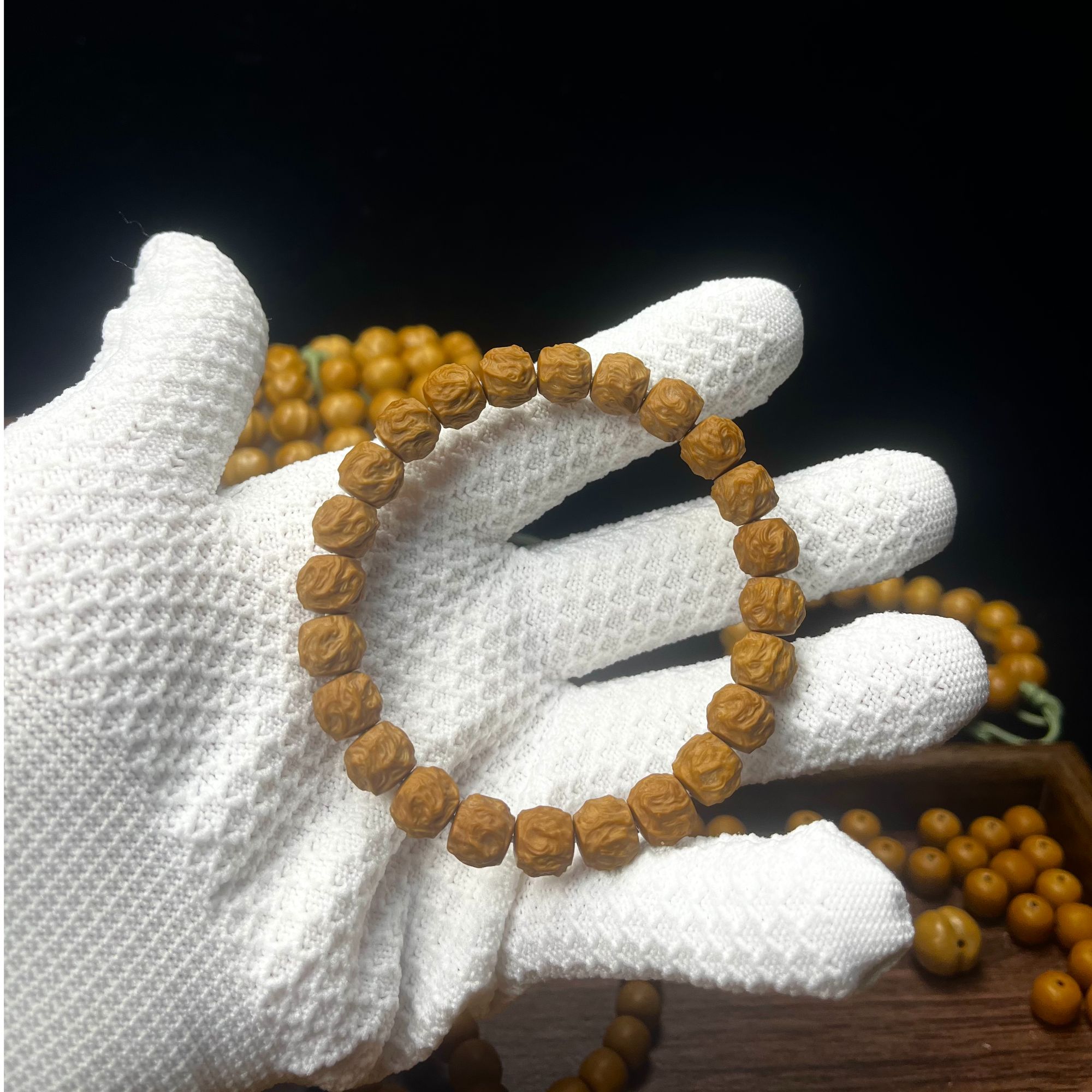 【一条串儿】猴头手串全品龙蛇之变精雕手修