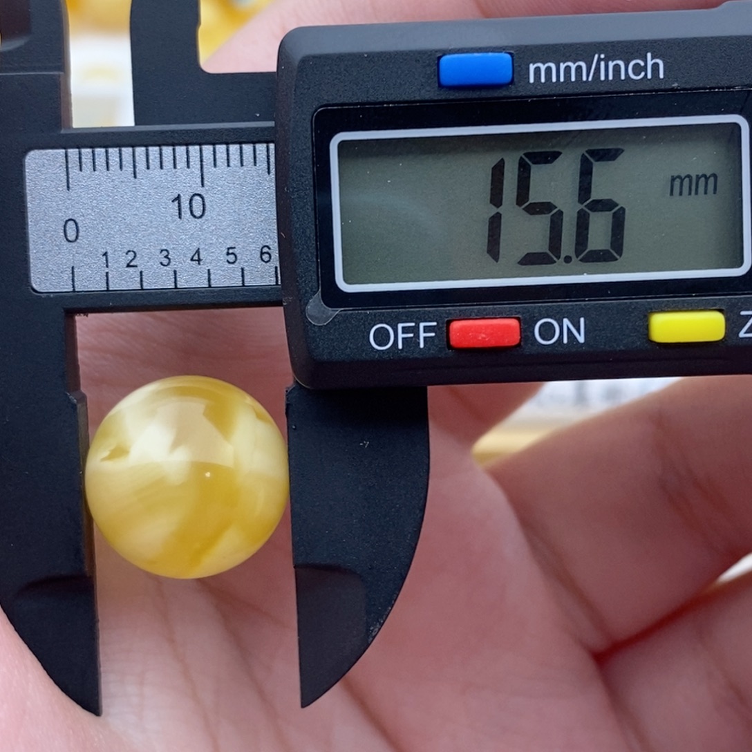 未镶嵌蜜蜡裸石蜜蜡圆珠浓蜡妖花