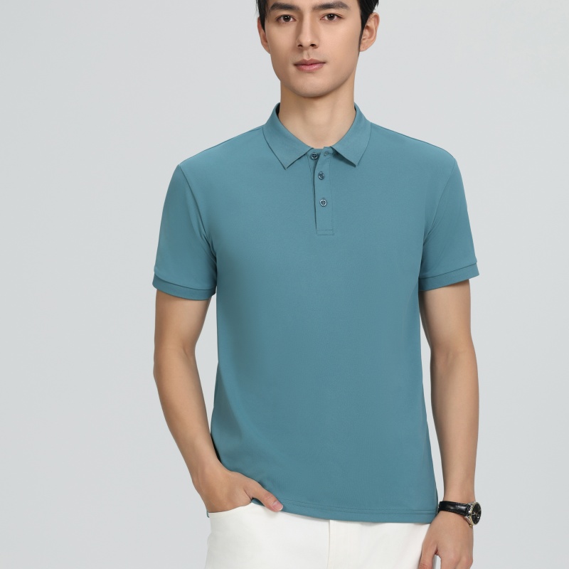 POLO衫透气夏季常规时尚休闲春夏男士宽松纯色百搭短袖T恤上衣