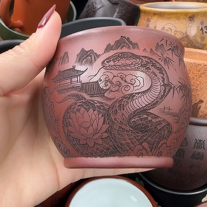 紫砂茶杯紫砂主人杯捡漏