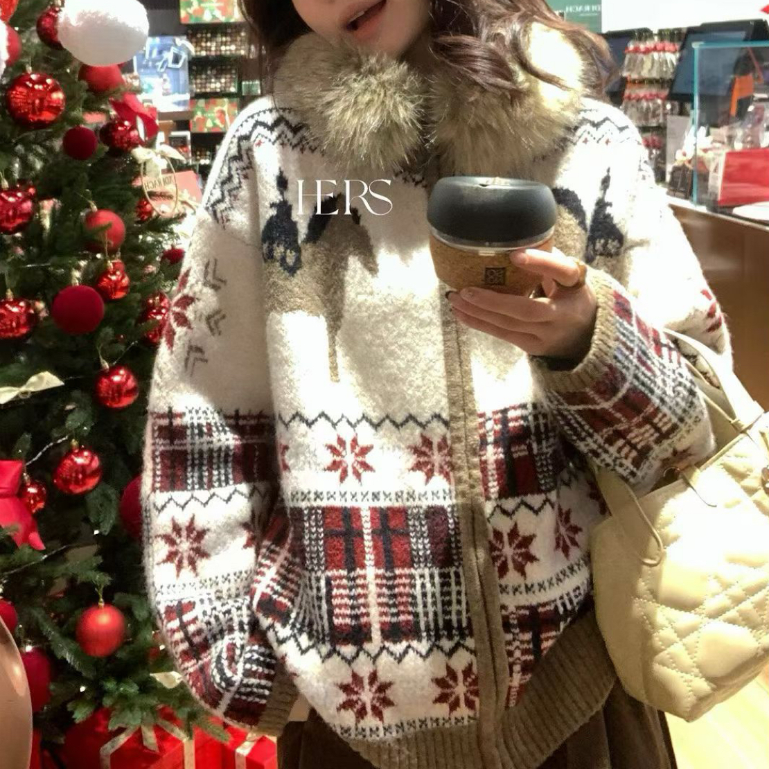 【發發】复古毛衣开衫套头秋冬孤品直播间链接