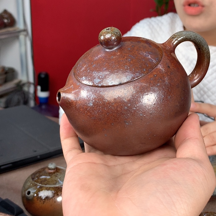 紫砂茶壶纯自然柴烧