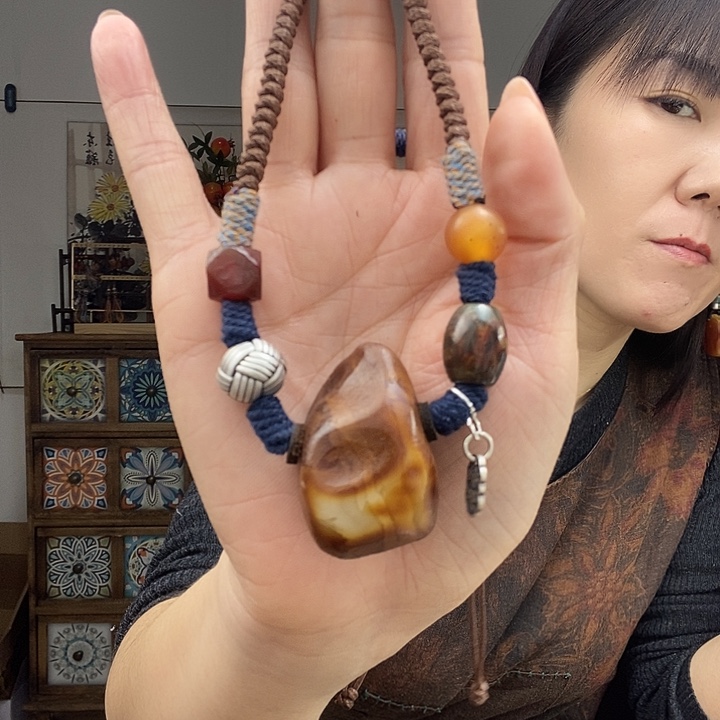 蜜蜡项链未镶嵌项链