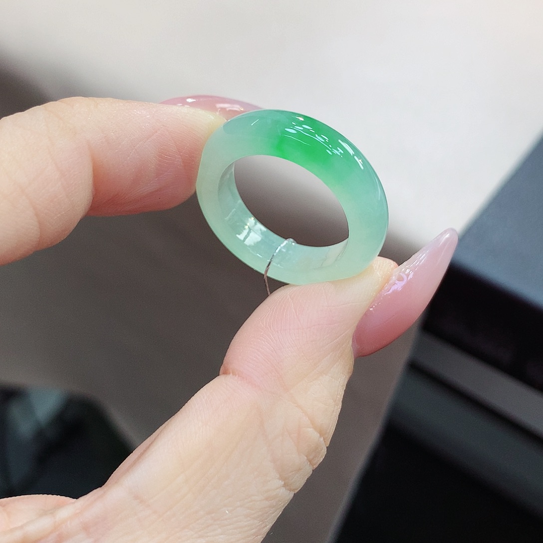 未镶嵌戒指翡翠17.18号