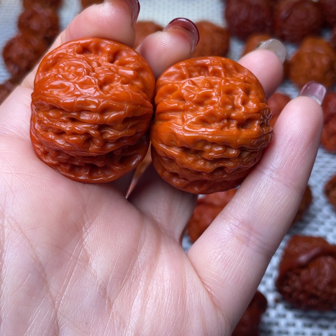 桃核吊坠文玩核桃 手把件 磨盘 36