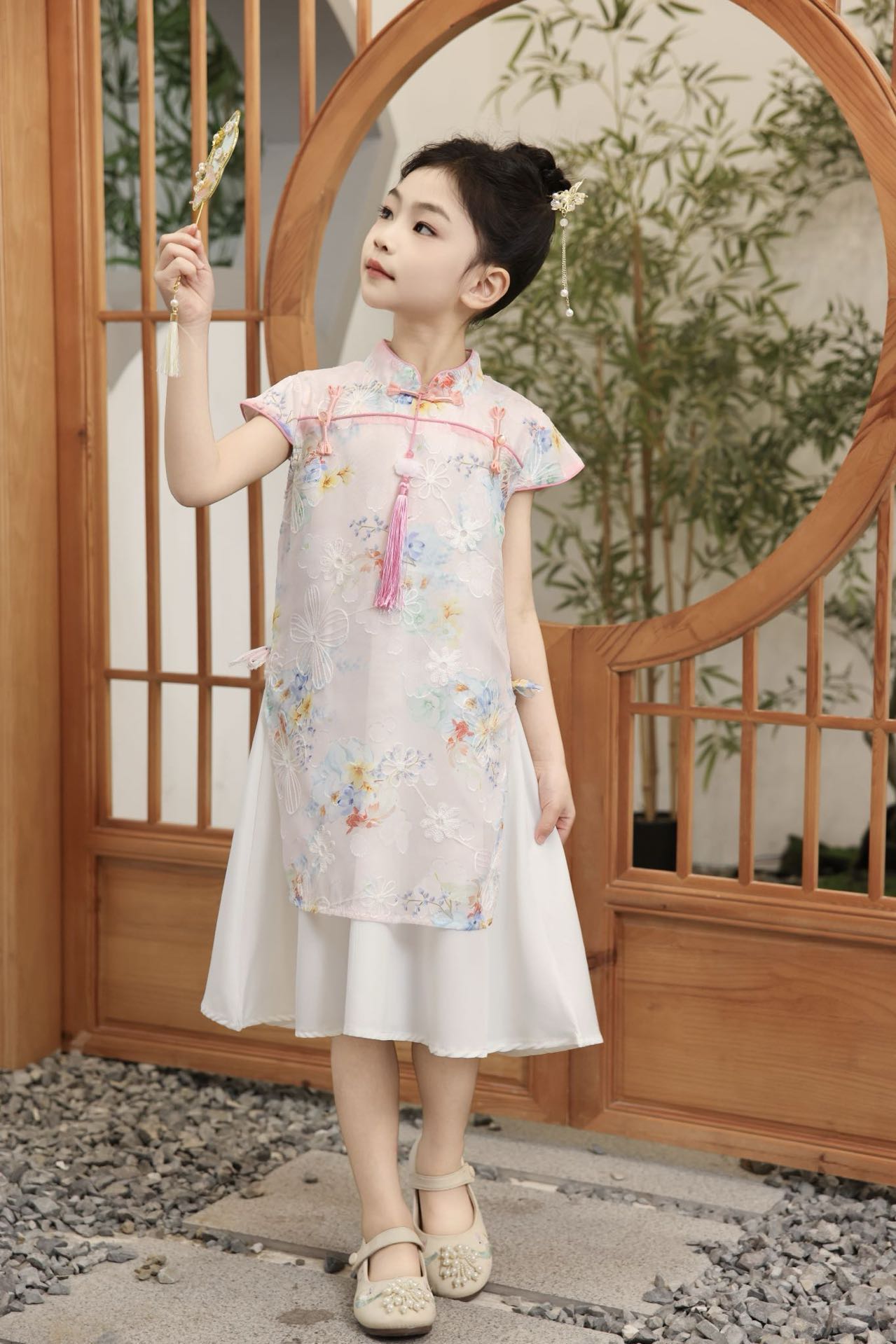 【新疆包邮】夏季新款国潮复古唐装旗袍裙H327