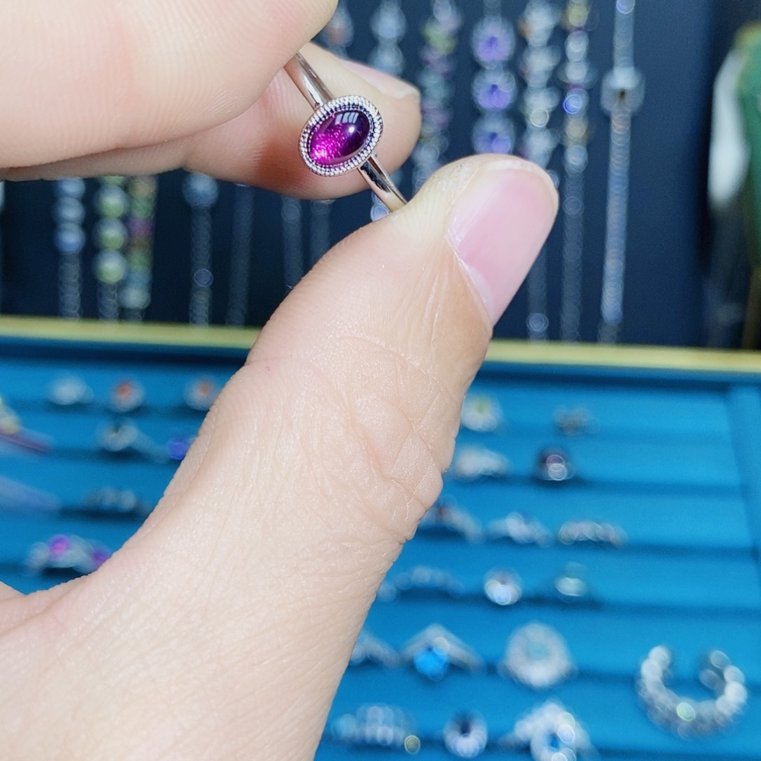 紫晶珠宝半成品未镶嵌