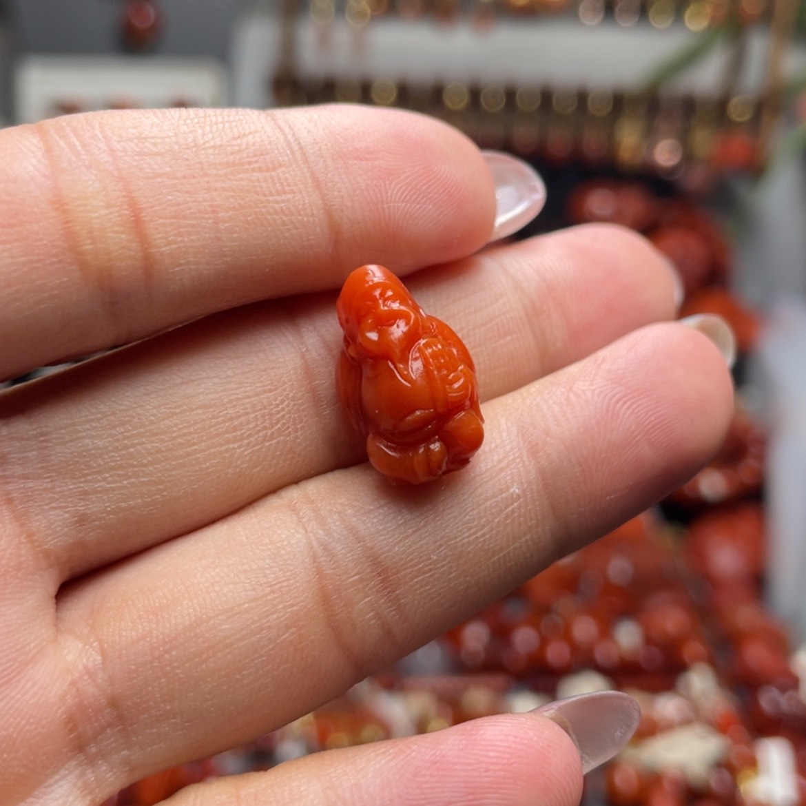 【闪购商品】未镶嵌财神南红玛瑙