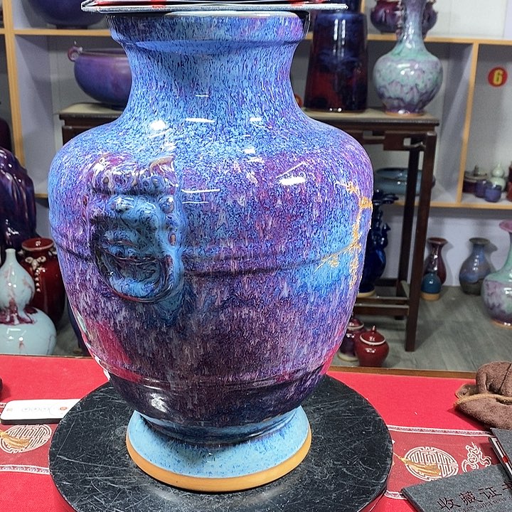 瓶中国神垕精品钧瓷