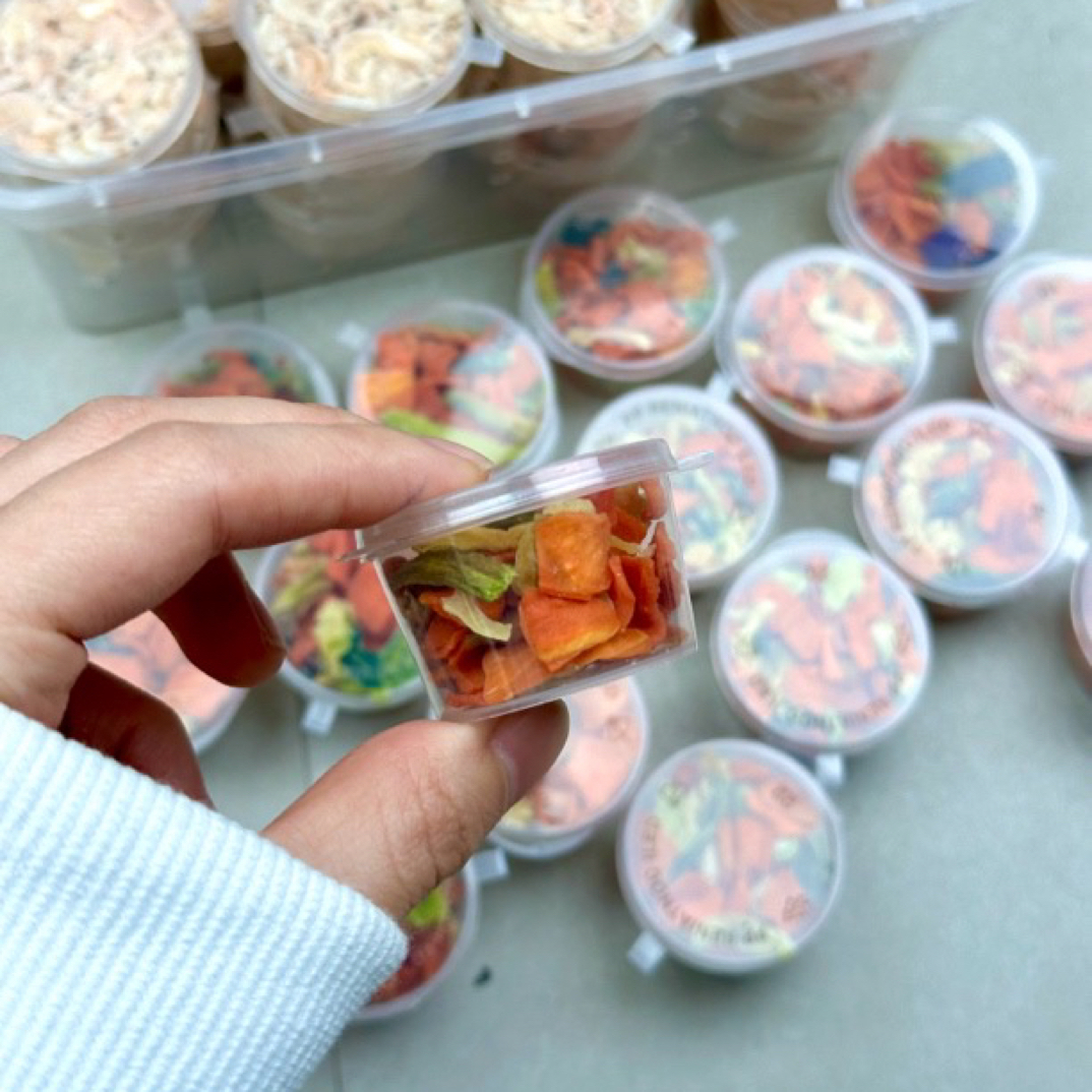 优质虾米饲料果蔬干沙蟹零食沙蟹饲料