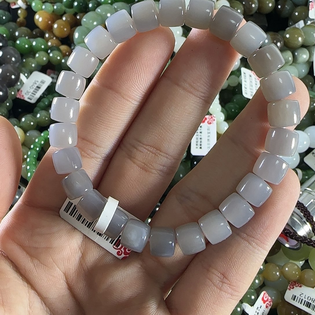 和田玉手链未镶嵌236