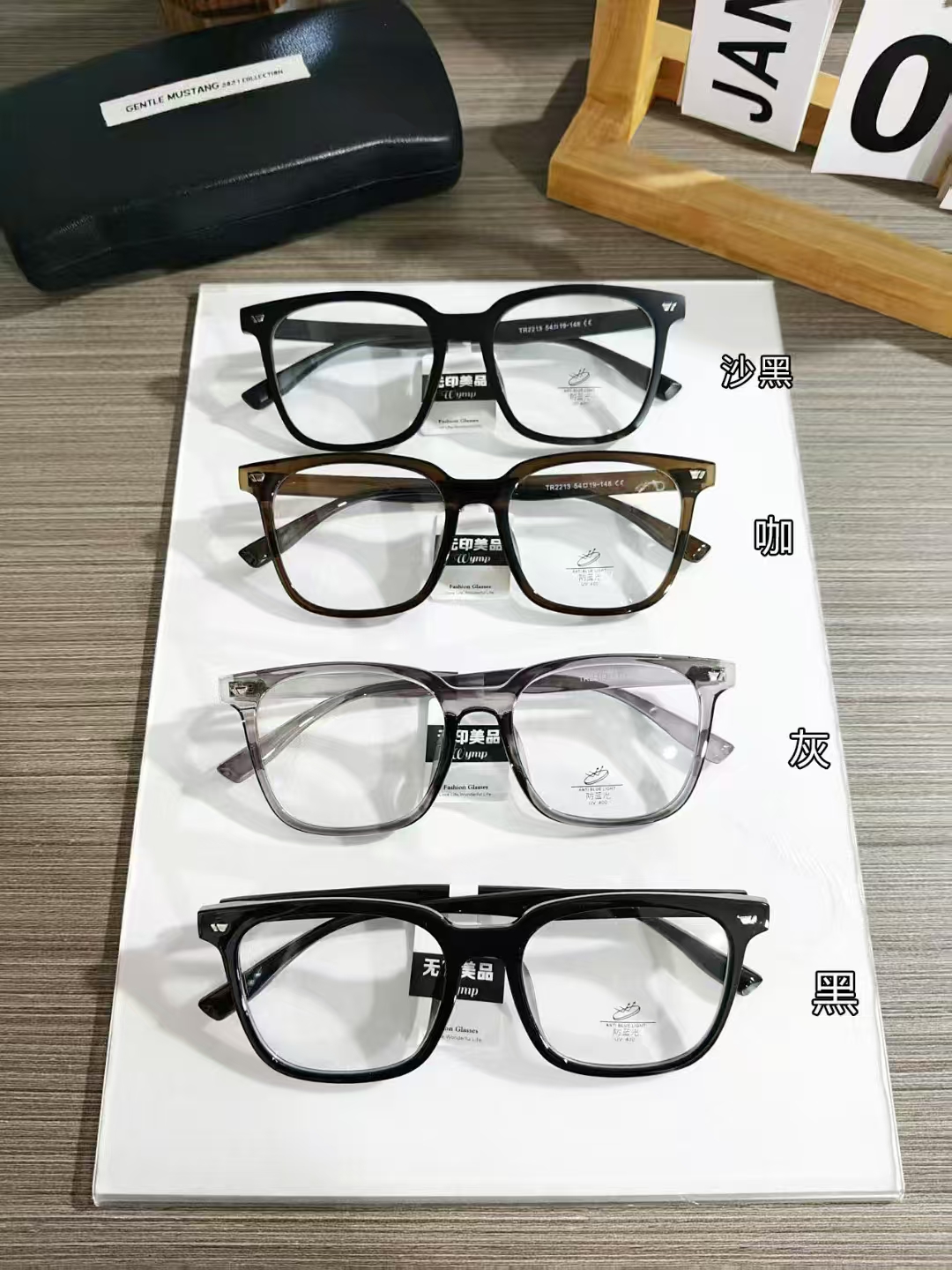 TR网红款大框近视眼镜框架男女素颜眼镜可配度数