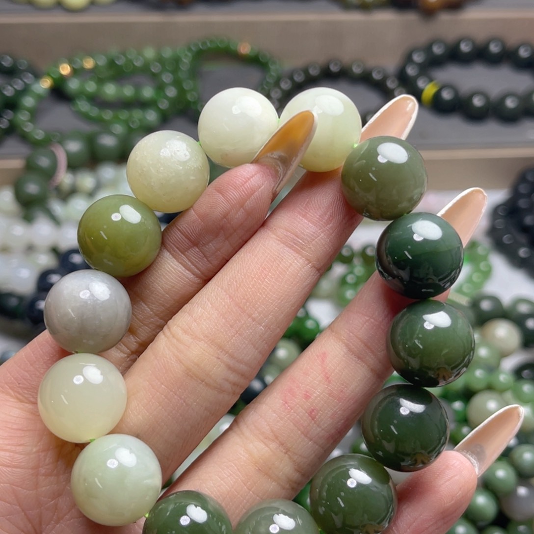 和田玉手链未镶嵌