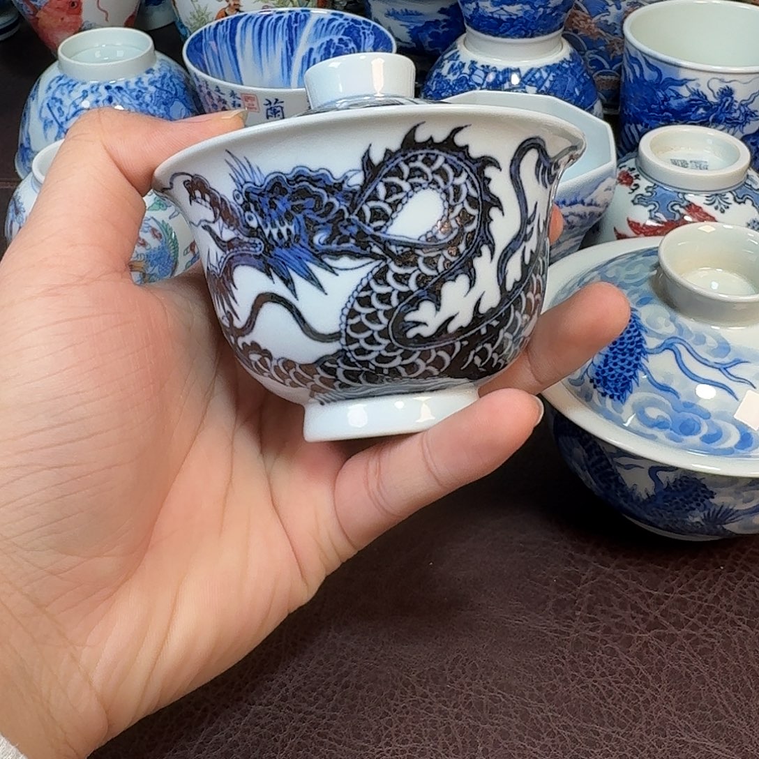 二***龙现代景德镇陶瓷杯