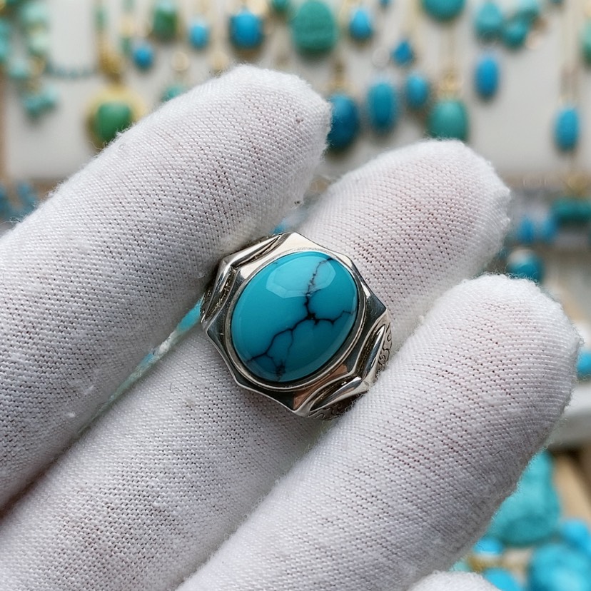 【闪购商品】绿松石珠宝奇石银S925镶嵌