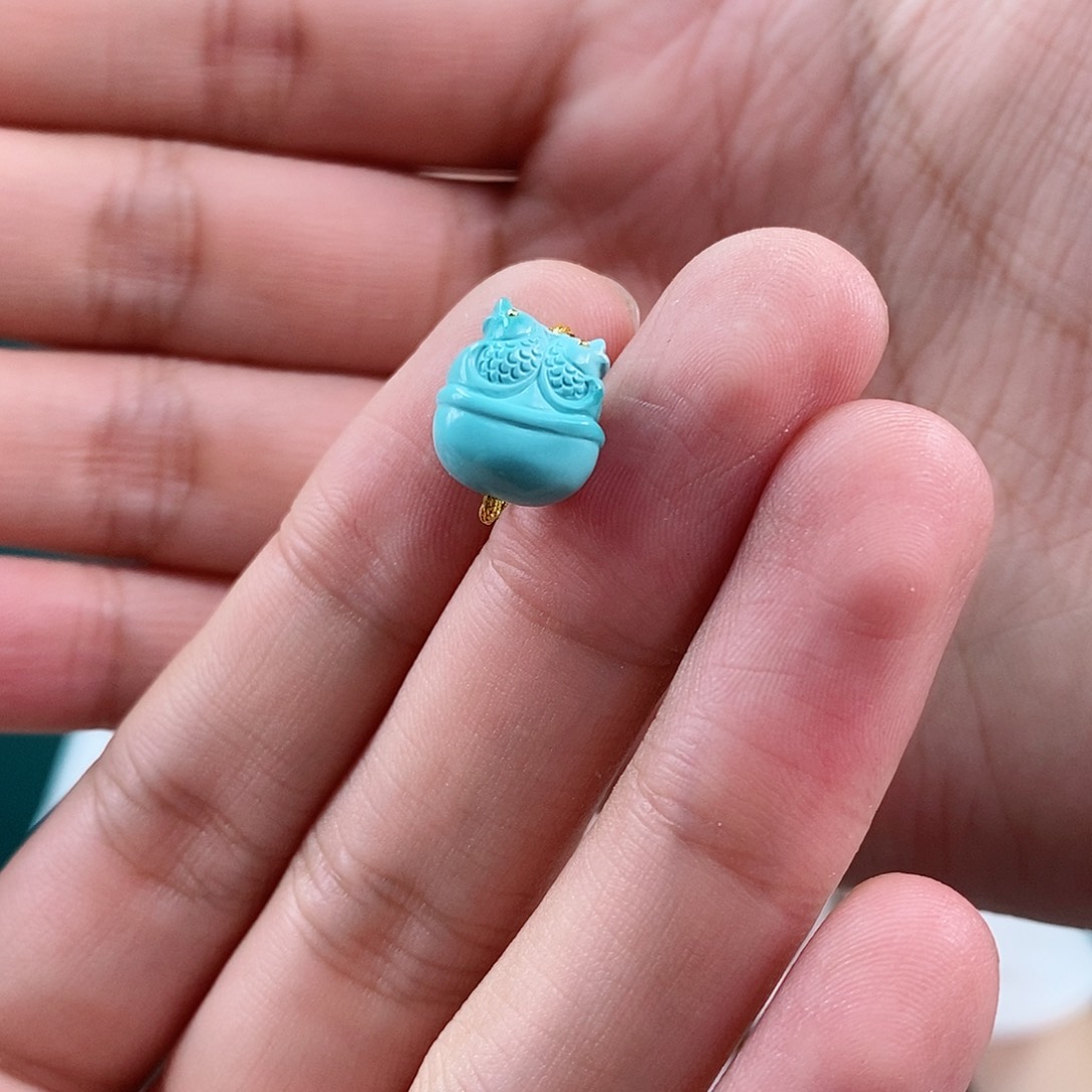 未镶嵌绿松石珠宝奇石