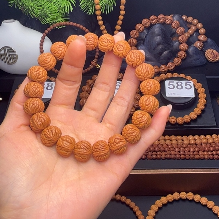 半****吊坠桃核荔枝纹14