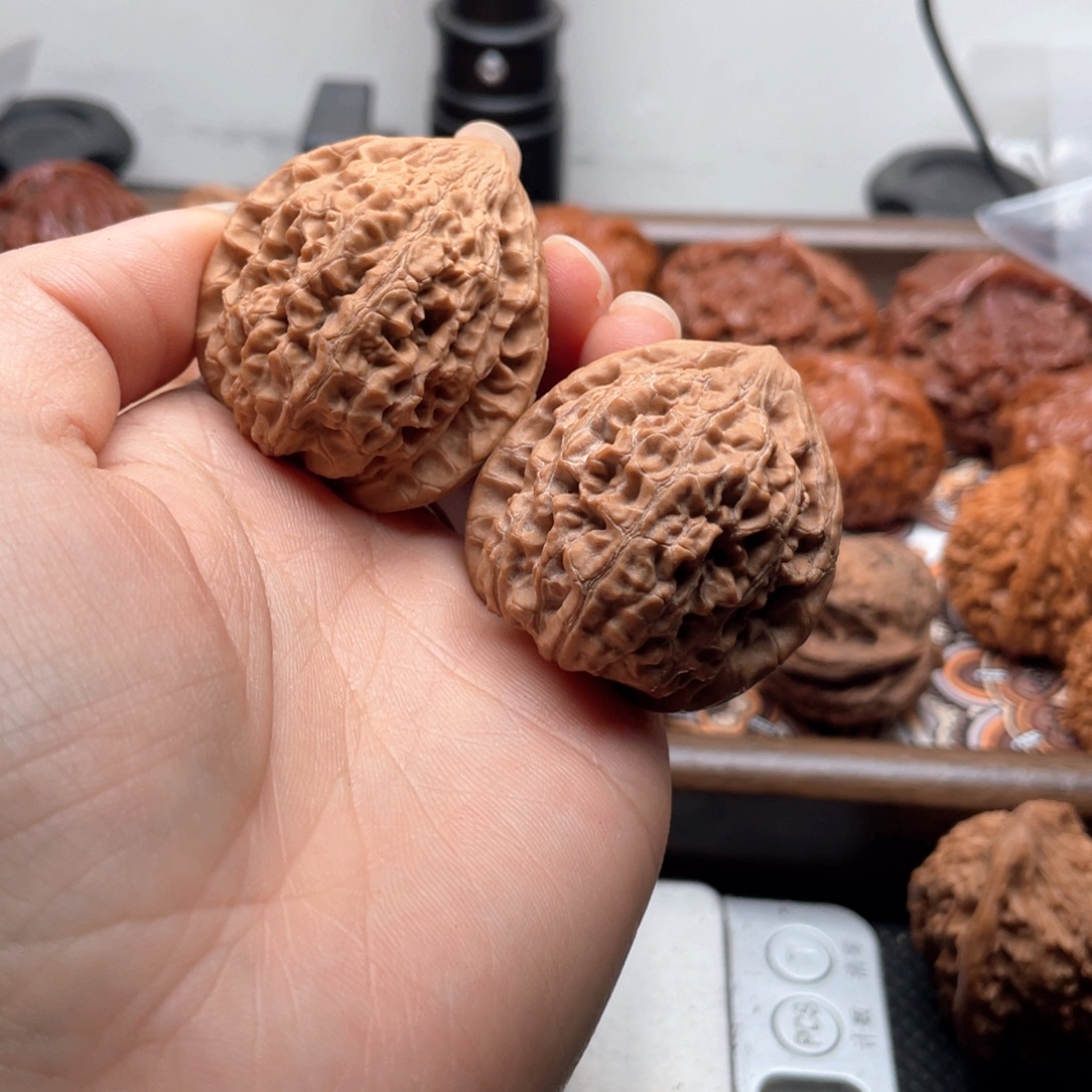 不***晚手串/手链核桃牡丹纹38尺全品