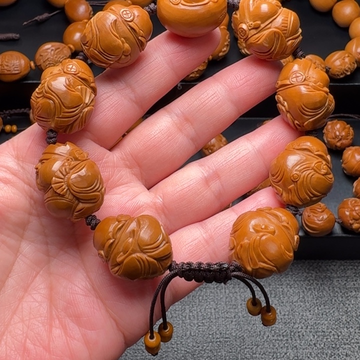 橄榄核手串/手链海派财神2.1
