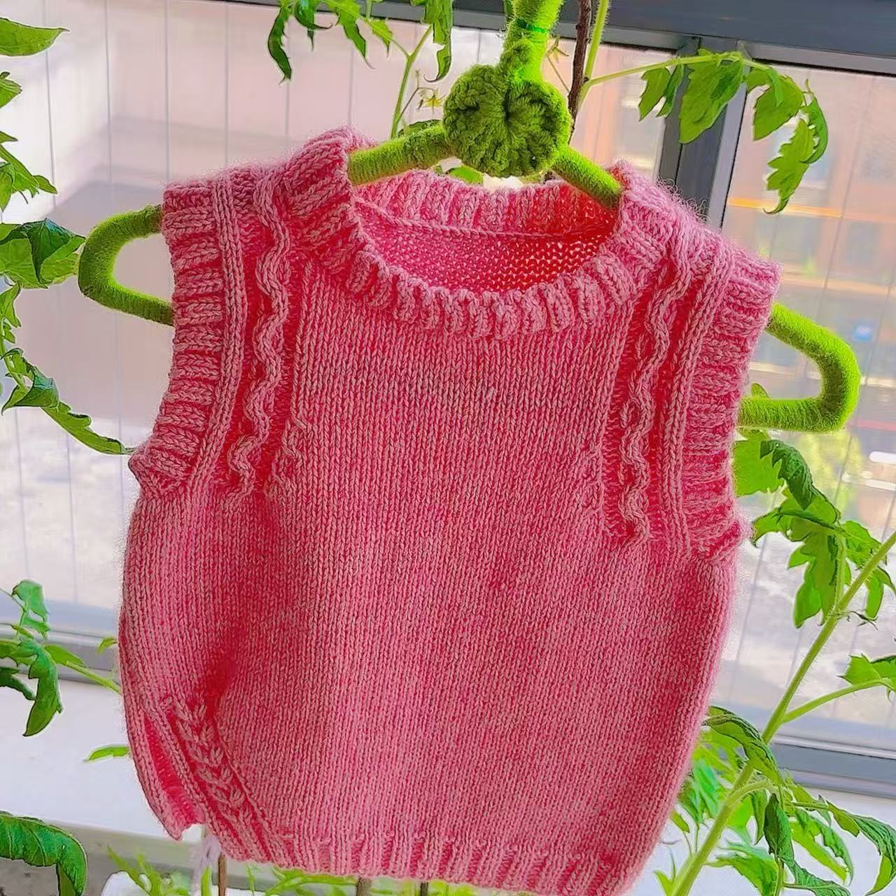 手工编织（暖阳马甲）同款毛线团羊绒毛线编织毛衣马甲50克1团