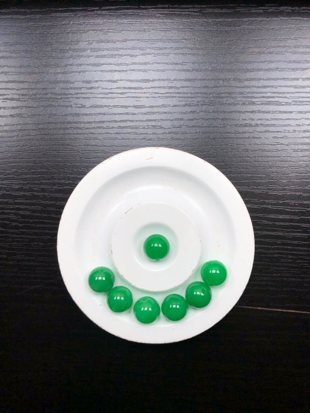 绿翡卡13➕翡翠散珠一颗/多样性发货