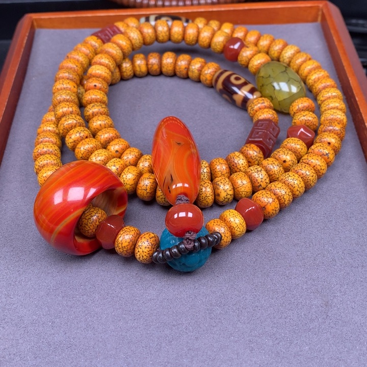 星月菩提吊坠嘉****拍星月